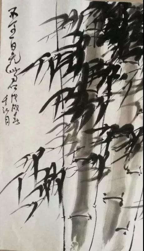 幽篁自生坦蕩詩——讀千江月墨竹