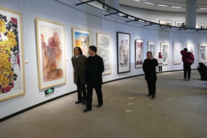 絲路文明·中國國家畫院暨長安畫壇美術作品展西安開幕