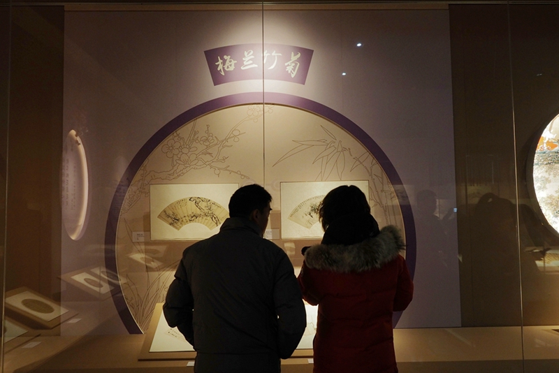 圖集丨「咫尺之境——成都武侯祠館藏扇面精品展」現場
