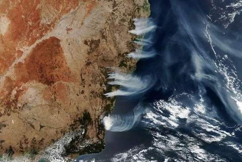 澳洲山火煙霧或入侵南極