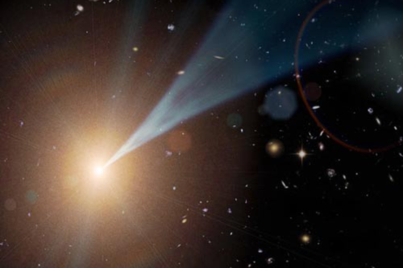 天文學家成功繪製宇宙中最遙遠的耀變體“倩影”