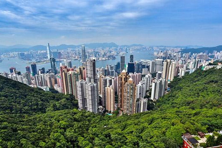 太平山頂：香港的地標之一，在這裏可以俯瞰香港全景
