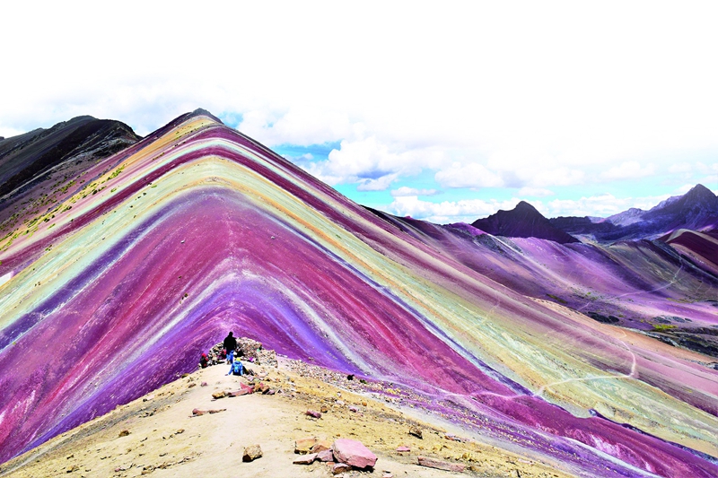 秘魯彩虹山如同“調色盤”