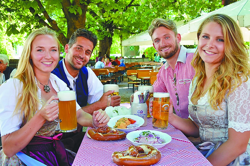 啤酒花園承載德國酒文化