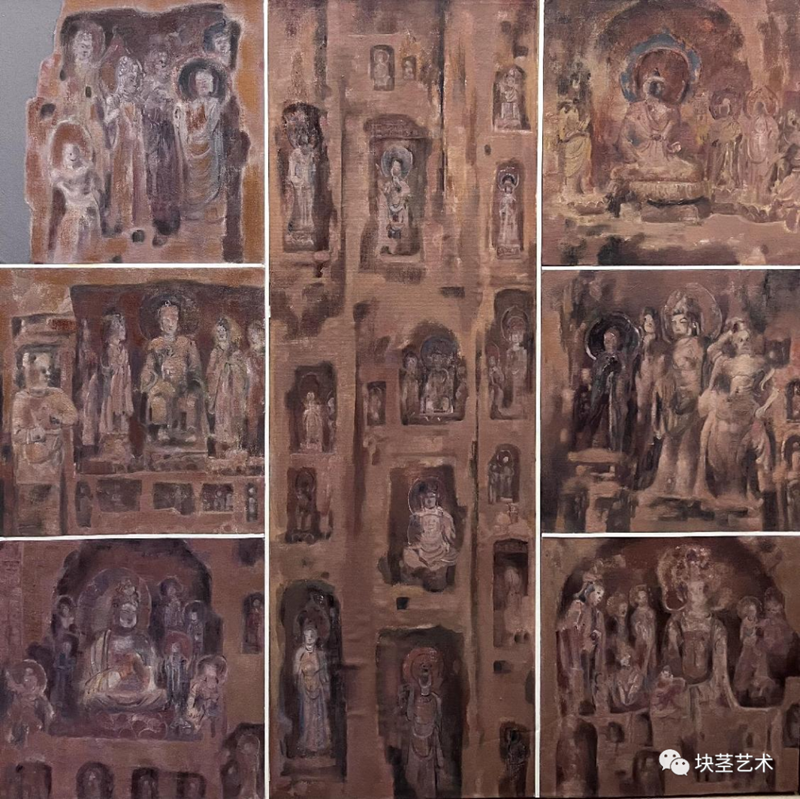 李猛《石窟印象》布面油画120×120cm.png