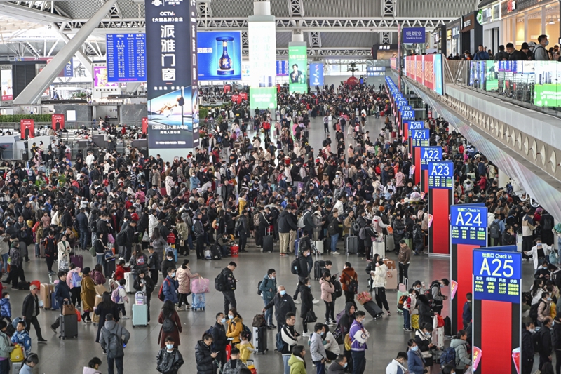 中國春運期間火車票已累計發售超1.4億張