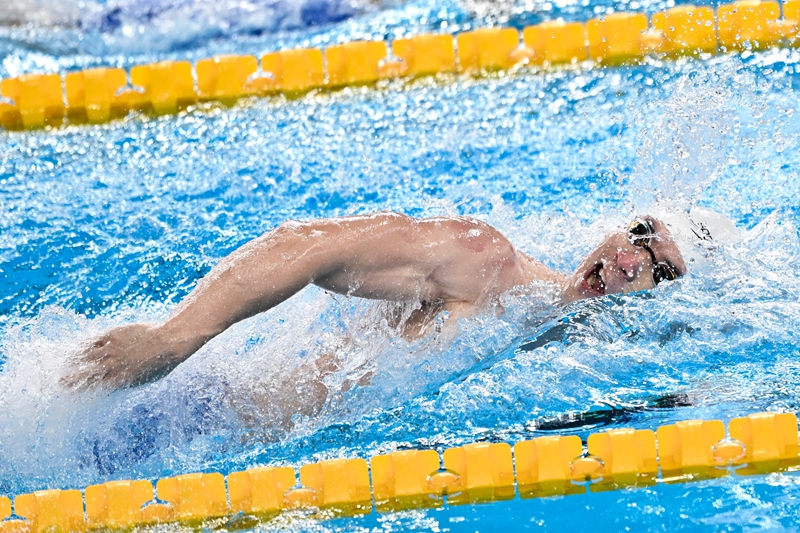 ​  中國隊游泳世錦賽接力預賽破亞洲紀錄