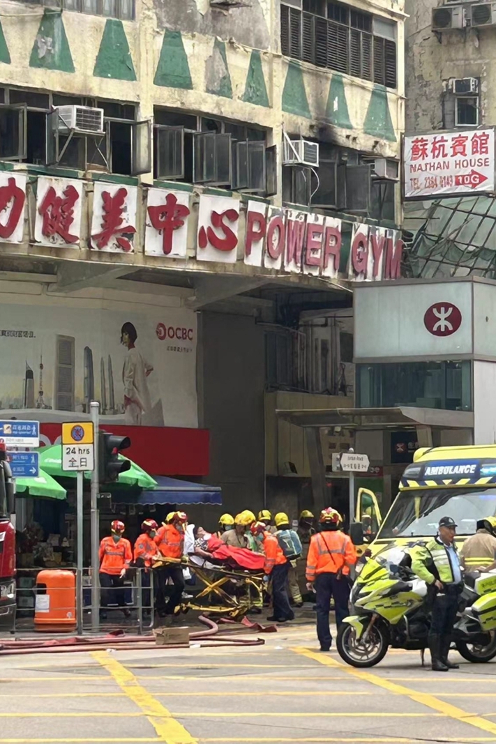香港一商住大廈發生火警已釀5死
