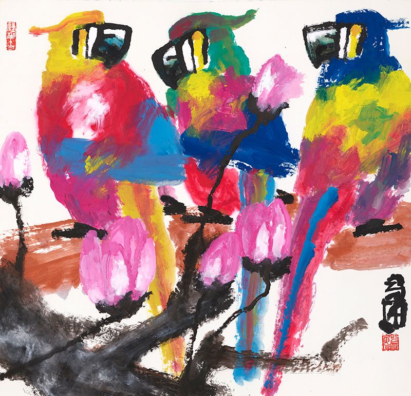好音90cm×90cm纸本设色2024年作.jpg