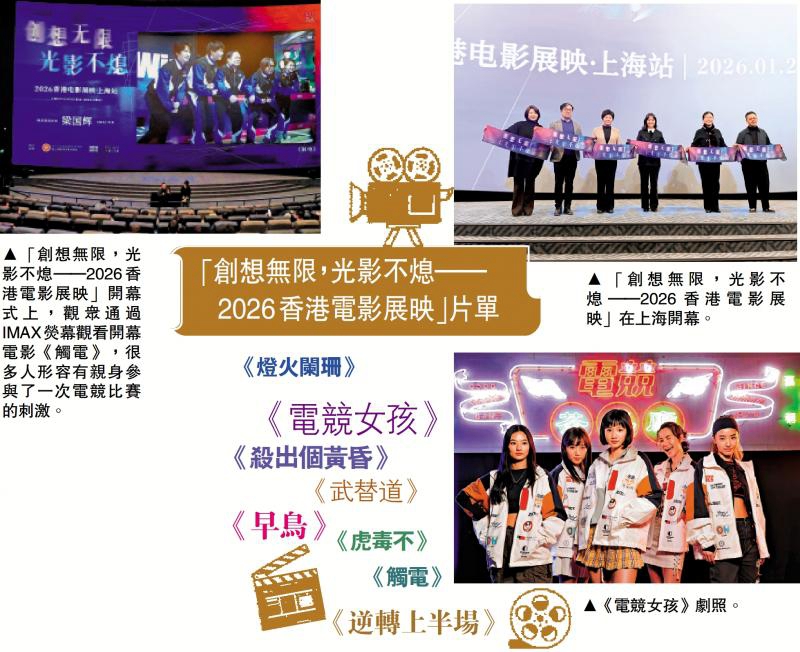 8部電影演繹「獅子山精神」「2026香港電影展映」登陸上海