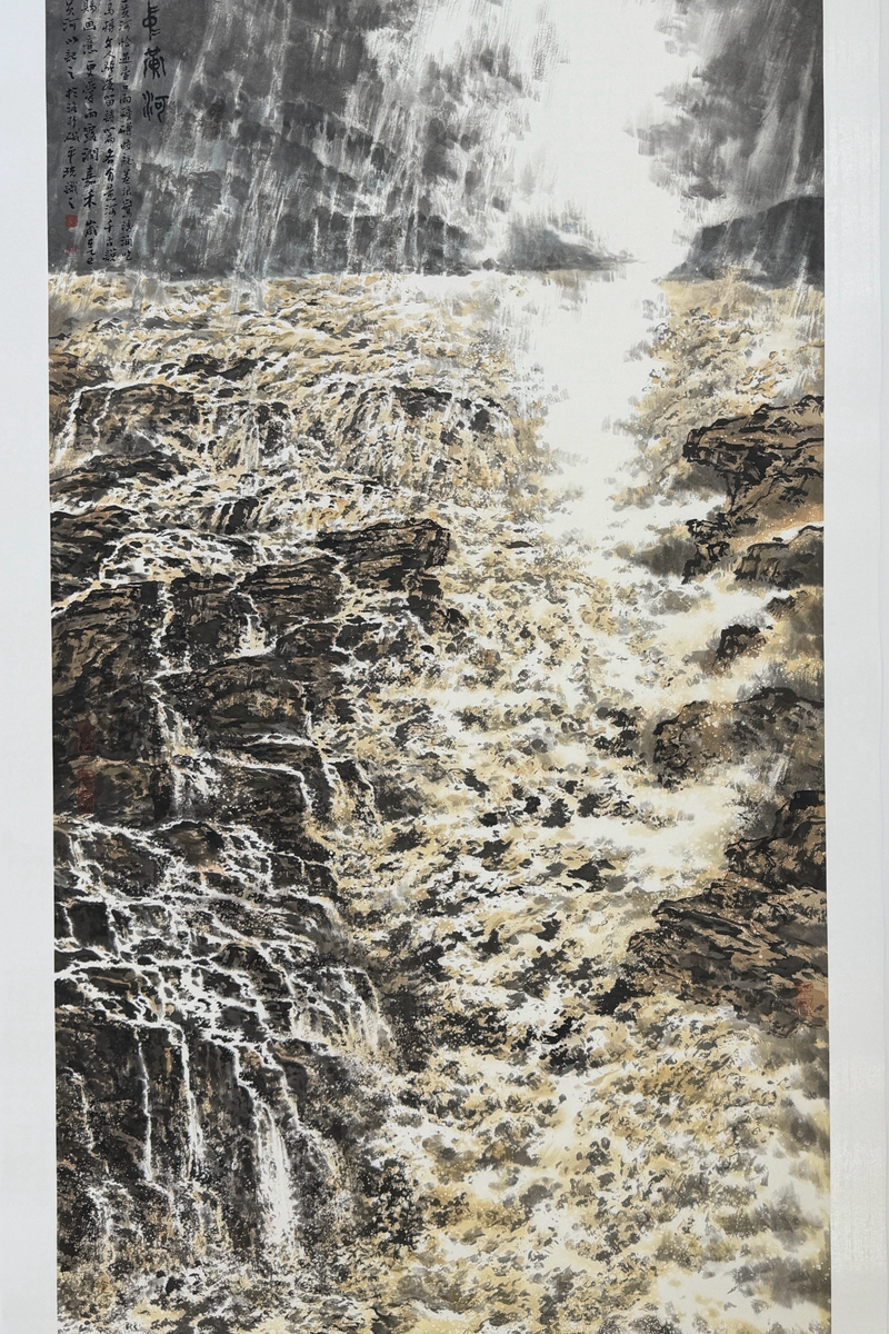 旅美畫家周平珖在美國洛杉磯舉辦個人繪畫藝術展