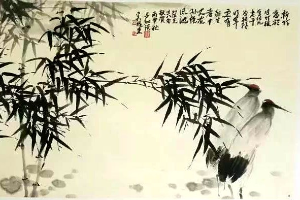 幽篁自生坦蕩詩——讀千江月墨竹