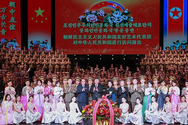完整視頻!朝鮮友好藝術團訪華演出,中朝歌曲輪上陣