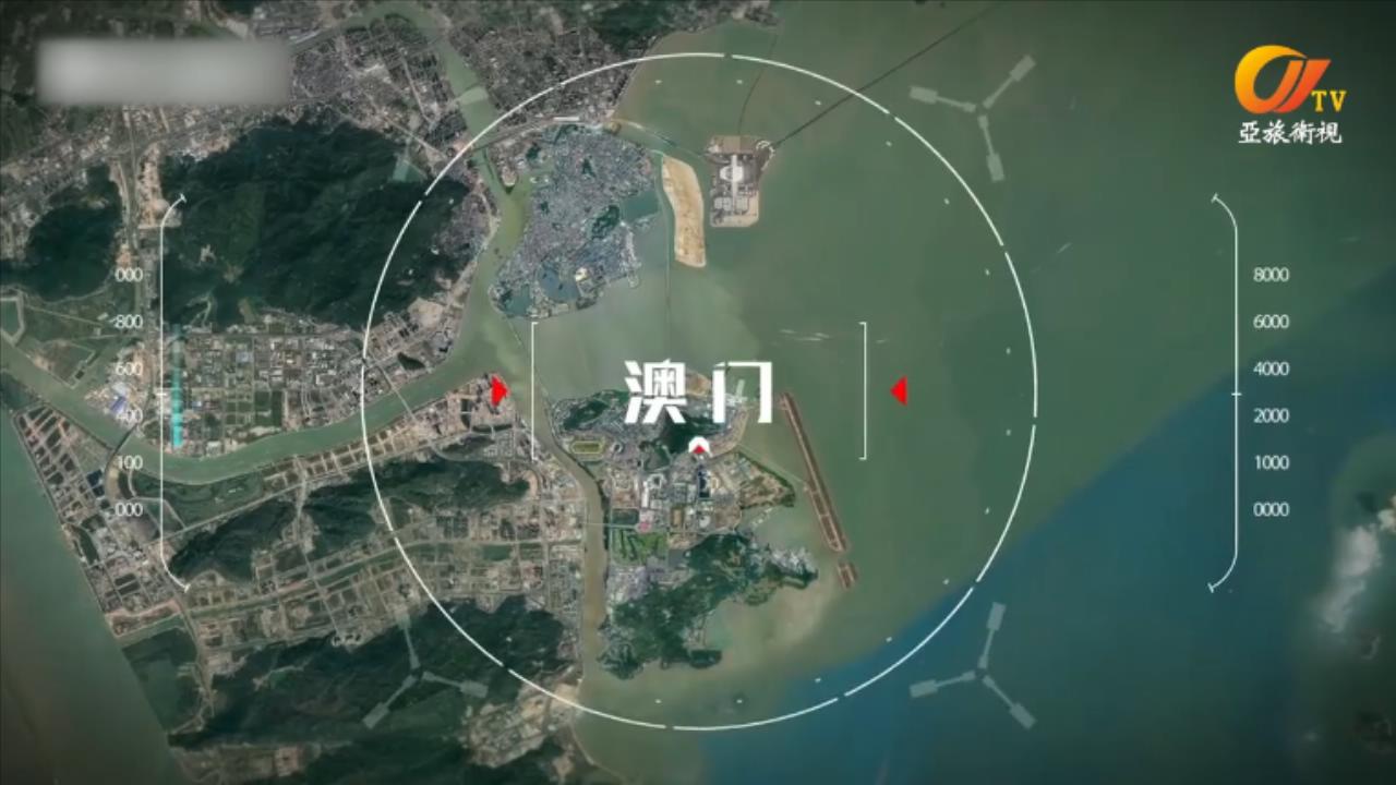 60萬米高空看澳門
