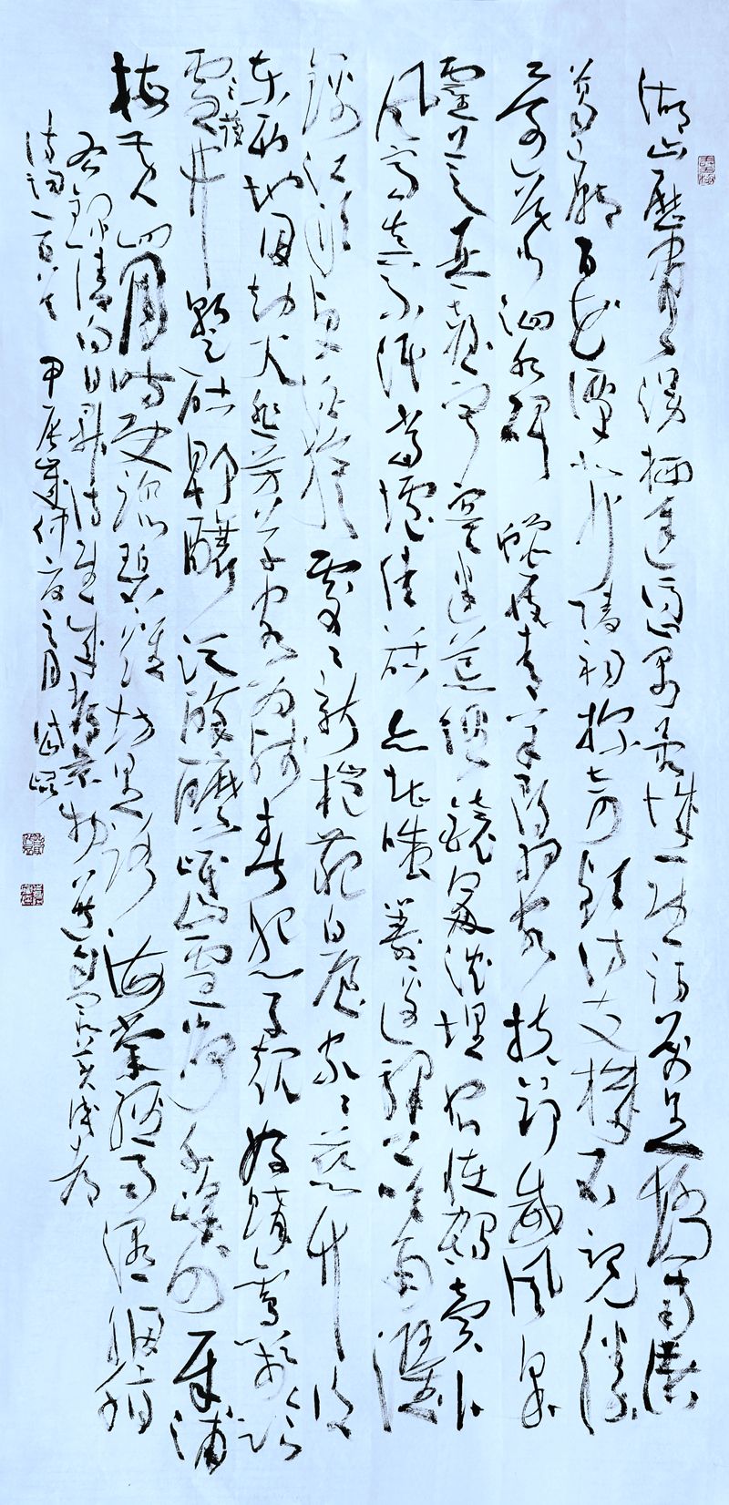 向日升诗《赋成都景物 》草书中堂136cm×68cm..jpg